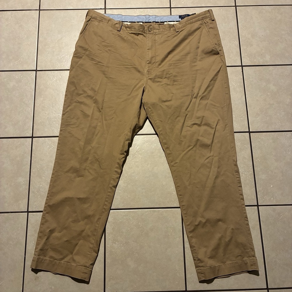 Polo Ralph Lauren Men's 46Bx32 Khaki Pants Casual Chino